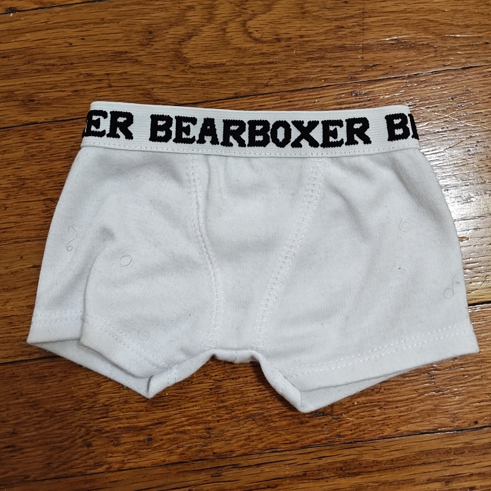 BUILD A BEAR ACCESORIES JOE BOXER BearBoxers White Underwear Teddy bear